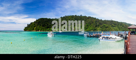 SAPI Island, Tunku Abdul Rahman Nationalpark, Borneo, Malaysia Stockfoto