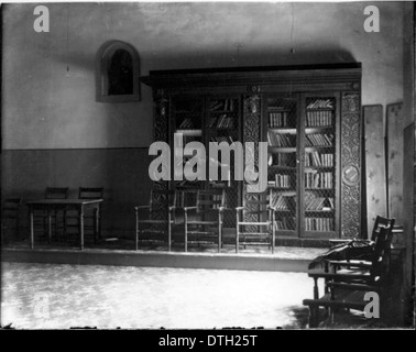 Bücherregal in Miami Union literarische Gesellschaft Halle, alte Hauptgebäude n.d. Stockfoto