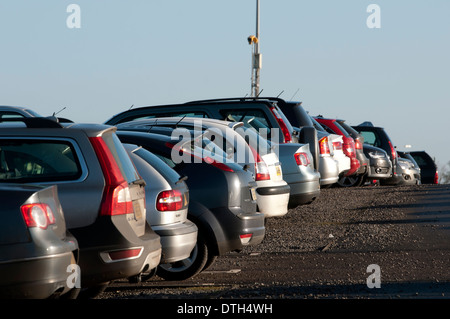 Langzeitparken Sie Parkhaus Flughafen Birmingham, UK Stockfoto