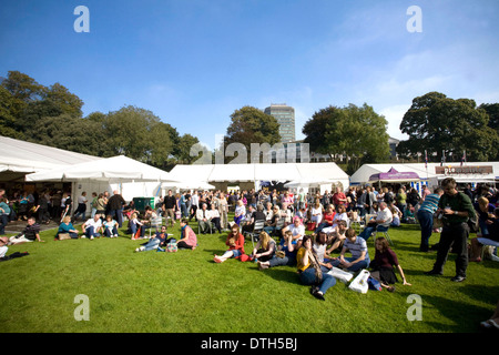 Der great British Cheese Festival, Cardiff Castle. Stockfoto