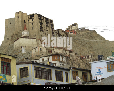 Die Leh-Palast in Leh, Ladakh Stockfoto