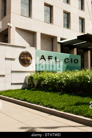 AFL-CIO EU Hauptquartier in Washington, D.C. Stockfoto