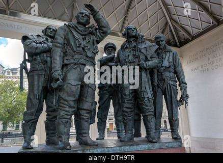 Philip Jacksons Skulptur zum Gedenken an RAF Bomber Command Stockfoto