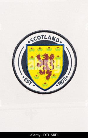 Nahaufnahme von der schottischen nationalen Fußball-Trikot Stockfoto
