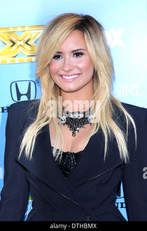 Demi Lovato am "X Factor" Staffel drei, die Cecconi, West Hollywood, CA 05.09.13 Stockfoto