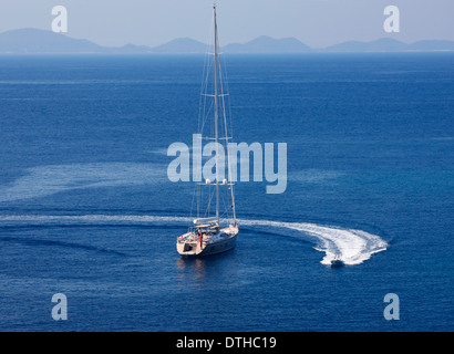 Segeln Kroatien Stockfoto