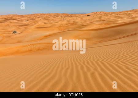 Wüste in Saudi Arabien, Vereinigte Arabische Emirate Stockfoto