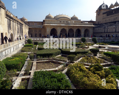 Amber Fort nr Jaipur, Rajasthan, Indien Stockfoto