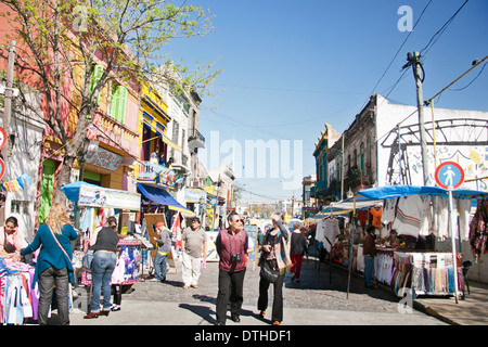 La Boca Nachbarschaft, Buenos Aires Stockfoto