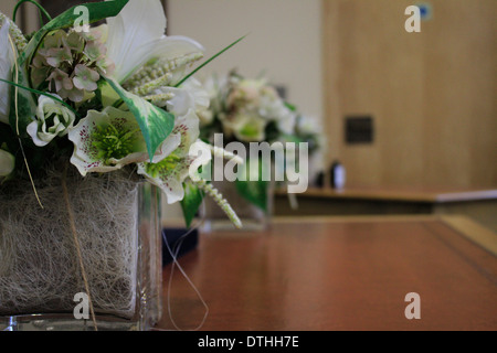 Blumen an der Hochzeit Stockfoto