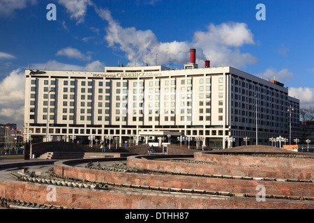 Radisson Slavjanskaja Hotel und Businesscenter Stockfoto