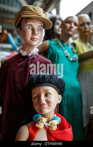 50er Jahre fünfziger Jahre Kitsch nach Hause innen Zierpflanzen Stockfoto