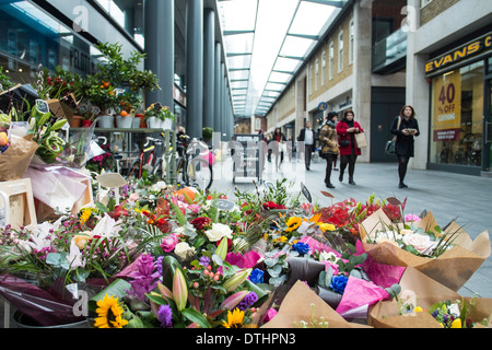 Spitalfields Market, London, Vereinigtes Königreich Stockfoto