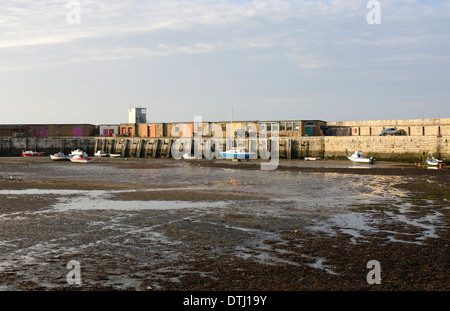 Der Hafen von Margate in Kent. England. Bei Ebbe Stockfoto