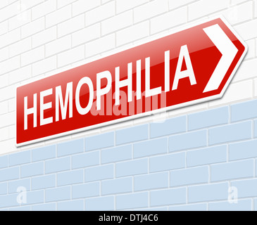 Hämophilie. Stockfoto