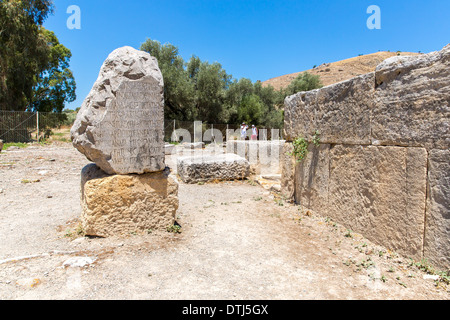 Kloster (Kloster) in Messara Tal auf Kreta in Griechenland. Messara - ist die größte Ebene in Kreta Stockfoto