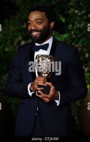Chiwetel Ejiofor kommt für den British Academy Film Awards 2014 After Party im Grosvenor Hotel. Stockfoto