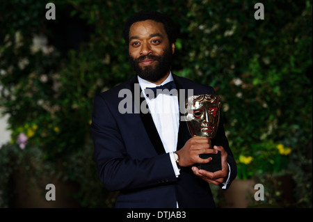 Chiwetel Ejiofor kommt für den British Academy Film Awards 2014 After Party im Grosvenor Hotel. Stockfoto