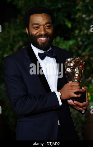 Chiwetel Ejiofor kommt für den British Academy Film Awards 2014 After Party im Grosvenor Hotel. Stockfoto