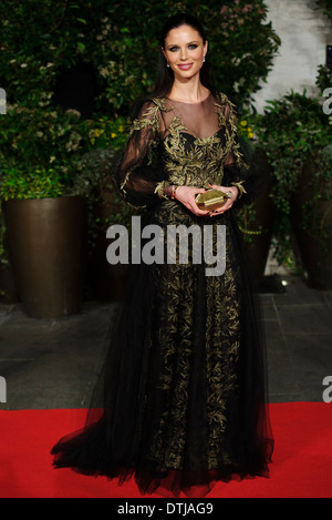 Georgina Chapman kommt für den British Academy Film Awards 2014 After Party im Grosvenor Hotel. Stockfoto