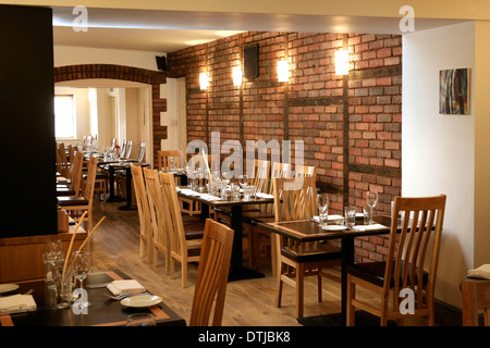 RESTAURANT ESSZIMMER Stockfoto