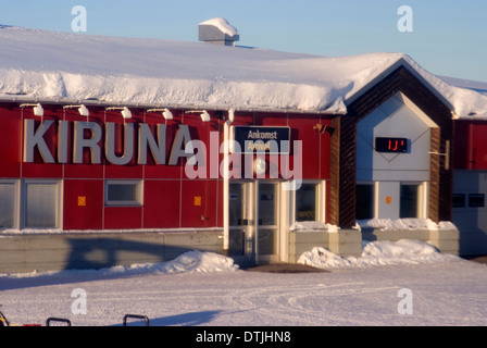 Terminal, Flughafen Kiruna, Schweden Stockfoto