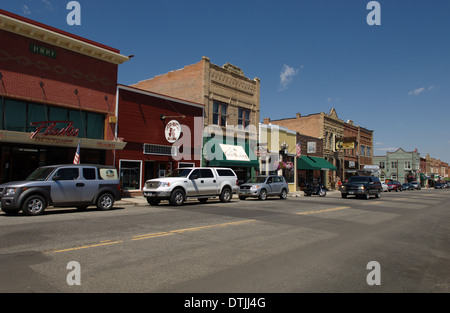 Main Street, Red Lodge Stockfoto