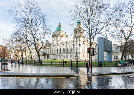 Der Belfast City Hall ist Belfast City Council bürgerlichen Gebäude. Es befindet sich am Donegall Square, im Herzen von Belfast City centr Stockfoto