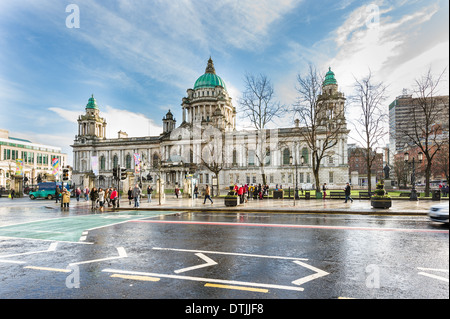 Der Belfast City Hall ist Belfast City Council bürgerlichen Gebäude. Es befindet sich am Donegall Square, im Herzen von Belfast City centr Stockfoto