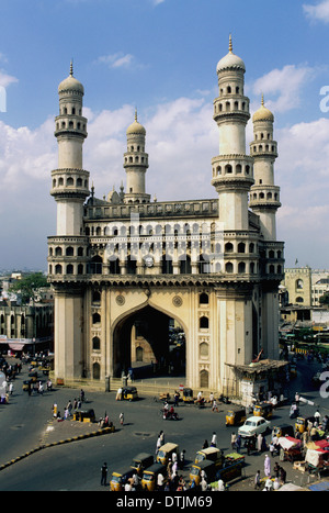Charminar, Hyderabad, Andhra Pradesh, Indien Stockfoto
