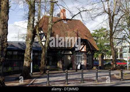Y Mochyn Du Pub, Sophia Gardens, Cardiff, Wales. Stockfoto