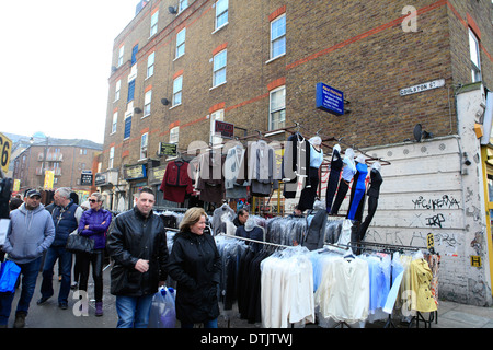 Vereinigtes Königreich East London Coulston Straße Petticoat Lane Markt am Sonntag Stockfoto