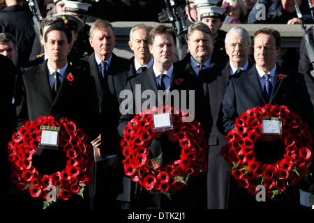 Sonntag Gedenkgottesdienst in Whitehall Stockfoto