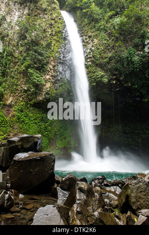 Celeste River oder Rio Celeste im Tenorio Nationalpark Vulkan in Costa Rica Mittelamerika Stockfoto