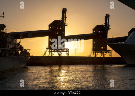 Bootstour auf den karibischen Inseln Stockfoto