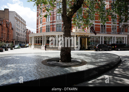 Einen allgemeinen Überblick über The Connaught Hotel im Zentrum von London 29. Juni 2012. Stockfoto