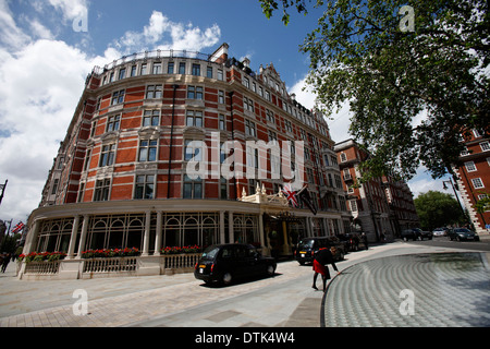 Einen allgemeinen Überblick über The Connaught Hotel im Zentrum von London 29. Juni 2012. Stockfoto