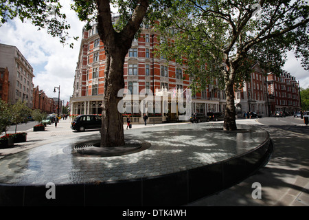 Einen allgemeinen Überblick über The Connaught Hotel im Zentrum von London 29. Juni 2012. Stockfoto