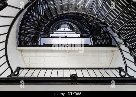 St. Augustine Lighthouse Treppe, St. Augustine, Florida Stockfoto