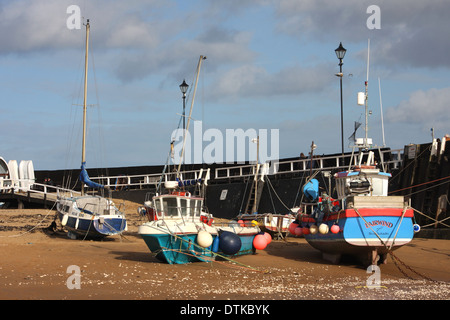 Boote im Hafen von Broadstairs Stockfoto