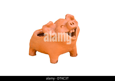 Lachendes Schwein-Statue in Thailand Stockfoto