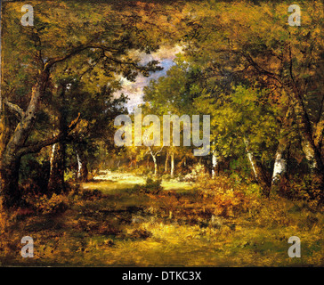Narcisse Virgilio Diaz, Wald Szene 1844-1860 Öl auf Leinwand. Brooklyn Museum, New York City, USA. Stockfoto