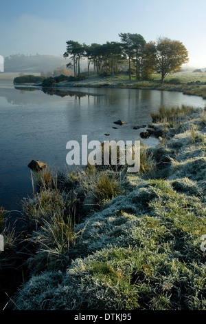 Knapps Loch im Winter in der Nähe von Kilmacolm, Inverclyde Stockfoto