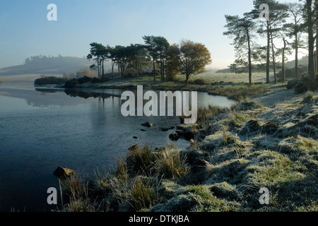 Knapps Loch im Winter in der Nähe von Kilmacolm, Inverclyde Stockfoto