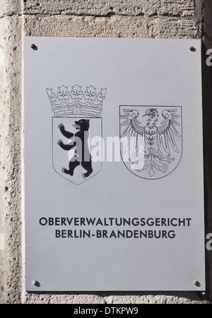 Oberstes Verwaltungsgericht Stockfoto