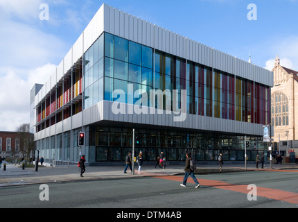 Alan Gilbert lernen Commons Gebäude, Universität von Manchester, Oxford Straße, Manchester, UK Stockfoto