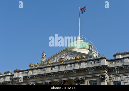 Dach des Somerset House, London, England, Vereinigtes Königreich. Stockfoto