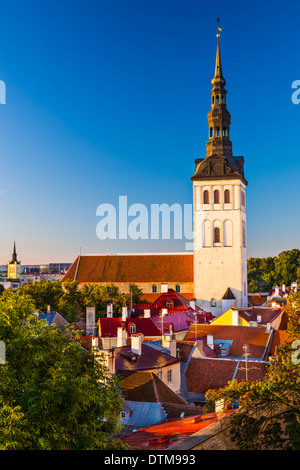 Tallinn, Estland alte Stadtansicht. Stockfoto