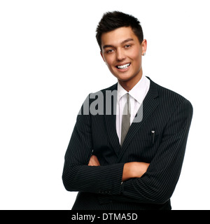Portrait Of Happy junge Unternehmer Stockfoto