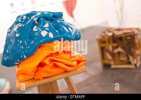 Madrid, Spanien. 19. Februar 2014. Die International Contemporary Art Fair ARCO Madrid, feiert seinen 33. Auflage in diesem Jahr und läuft vom 19. Februar bis 23, in Madrid. © Oscar Gonzalez/NurPhoto/ZUMAPRESS.com/Alamy Live-Nachrichten Stockfoto